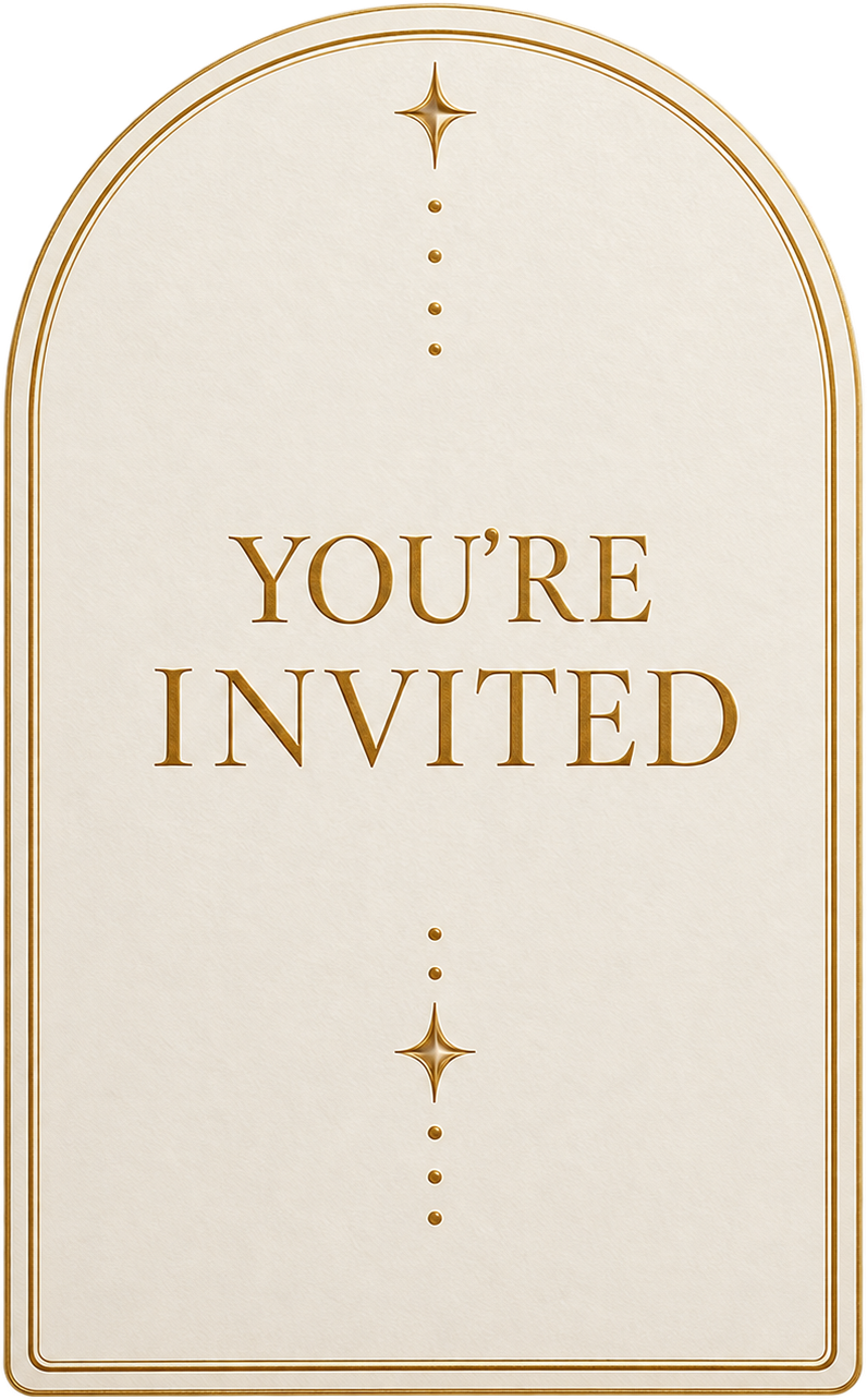 You're invited — 03 · 12 · 2026